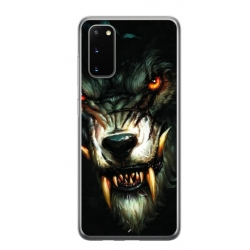 Husa personalizata tip carcasa HQPrint pentru Samsung Galaxy S20, model Wolf, multicolor, S1D1M0286