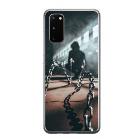 Husa personalizata tip carcasa HQPrint pentru Samsung Galaxy S20 FE, model Chain Man, multicolor, S1D1M0296
