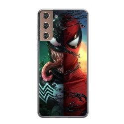 Husa personalizata tip carcasa HQPrint pentru Samsung Galaxy S21, model Spiderman 5, multicolor, S1D1M0171