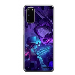 Husa personalizata tip carcasa HQPrint pentru Samsung Galaxy S20, model Ender Dragon, multicolor, S1D1M0304