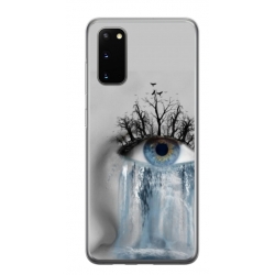 Husa personalizata tip carcasa HQPrint pentru Samsung Galaxy S20 FE, model Teary Eye, multicolor, S1D1M0307