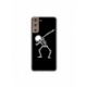 Husa personalizata tip carcasa HQPrint pentru Samsung Galaxy S21 Plus, model Dab Skeleton, multicolor, S1D1M0034