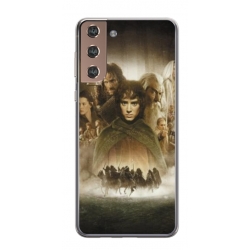Husa personalizata tip carcasa HQPrint pentru Samsung Galaxy S21, model Lord of the Rings 2, multicolor, S1D1M0190