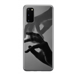 Husa personalizata tip carcasa HQPrint pentru Samsung Galaxy S20, model Hand Reach, multicolor, S1D1M0318