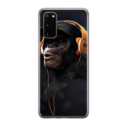 Husa personalizata tip carcasa HQPrint pentru Samsung Galaxy S20, model Monkey, multicolor, S1D1M0319
