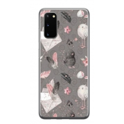 Husa personalizata tip carcasa HQPrint pentru Samsung Galaxy S20, model Abstract 1, multicolor, S1D1M0321