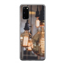 Husa personalizata tip carcasa HQPrint pentru Samsung Galaxy S20, model Lightbulb, multicolor, S1D1M0322