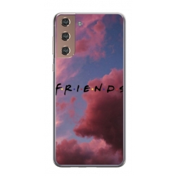 Husa personalizata tip carcasa HQPrint pentru Samsung Galaxy S21 Plus, model FRIENDS 2, multicolor, S1D1M0082