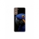 Husa personalizata tip carcasa HQPrint pentru Samsung Galaxy S21 Plus, model Blue Parrot, multicolor, S1D1M0145