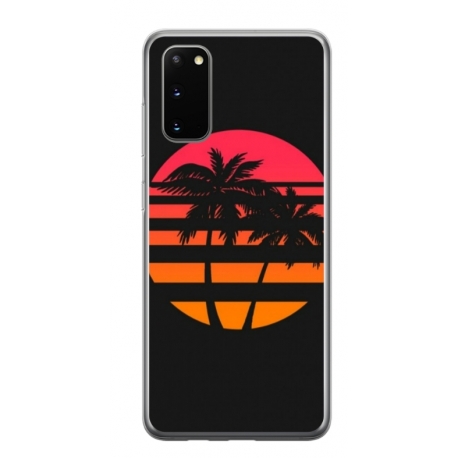 Husa personalizata tip carcasa HQPrint pentru Samsung Galaxy S20 FE, model Beach View 3, multicolor, S1D1M0337