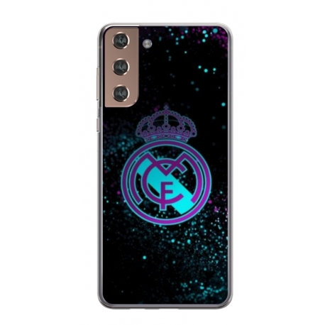 Husa personalizata tip carcasa HQPrint pentru Samsung Galaxy S21 Plus, model Real Madrid 1, multicolor, S1D1M0153