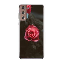 Husa personalizata tip carcasa HQPrint pentru Samsung Galaxy S21 Plus, model Flowers 11, multicolor, S1D1M0156