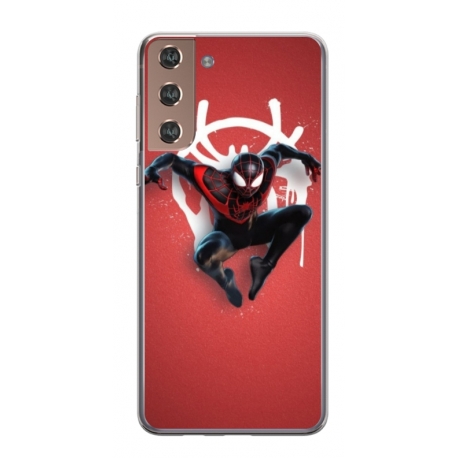 Husa personalizata tip carcasa HQPrint pentru Samsung Galaxy S21 Plus, model Spiderman 3, multicolor, S1D1M0169