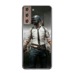Husa personalizata tip carcasa HQPrint pentru Samsung Galaxy S21, model PUBG 1, multicolor, S1D1M0214