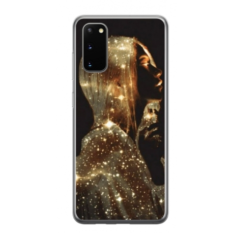 Husa personalizata tip carcasa HQPrint pentru Samsung Galaxy S20 FE, model Golden Girl, multicolor, S1D1M0350