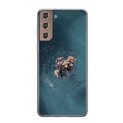 Husa personalizata tip carcasa HQPrint pentru Samsung Galaxy S21 Plus, model Flowers 15, multicolor, S1D1M0215