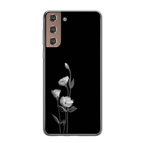 Husa personalizata tip carcasa HQPrint pentru Samsung Galaxy S21 Plus, model Abstract Flowers, multicolor, S1D1M0216