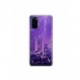 Husa personalizata tip carcasa HQPrint pentru Samsung Galaxy S20, model Purple Lightning, multicolor, S1D1M0354