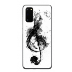 Husa personalizata tip carcasa HQPrint pentru Samsung Galaxy S20, model Song Notes, multicolor, S1D1M0357
