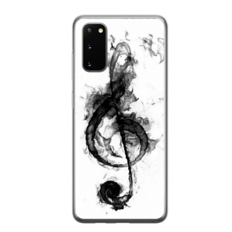 Husa personalizata tip carcasa HQPrint pentru Samsung Galaxy S20, model Song Notes, multicolor, S1D1M0357