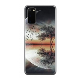 Husa personalizata tip carcasa HQPrint pentru Samsung Galaxy S20, model Time Flies 3, multicolor, S1D1M0366