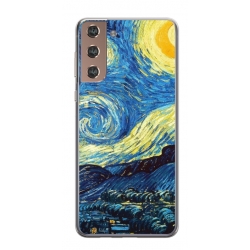 Husa personalizata tip carcasa HQPrint pentru Samsung Galaxy S21 FE, model Van Gogh, multicolor, S1D1M0238