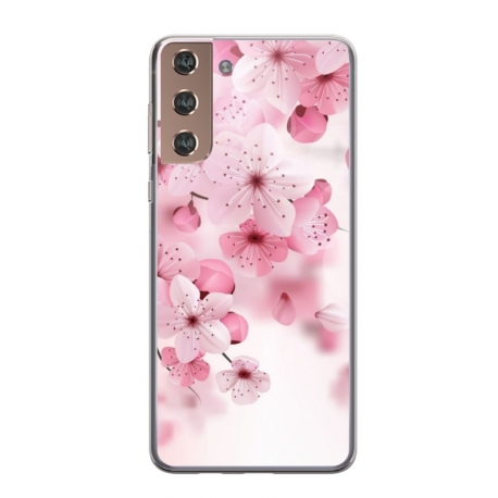 Husa personalizata tip carcasa HQPrint pentru Samsung Galaxy S21 FE, model Flowers 17, multicolor, S1D1M0241