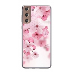 Husa personalizata tip carcasa HQPrint pentru Samsung Galaxy S21 Plus, model Flowers 17, multicolor, S1D1M0241