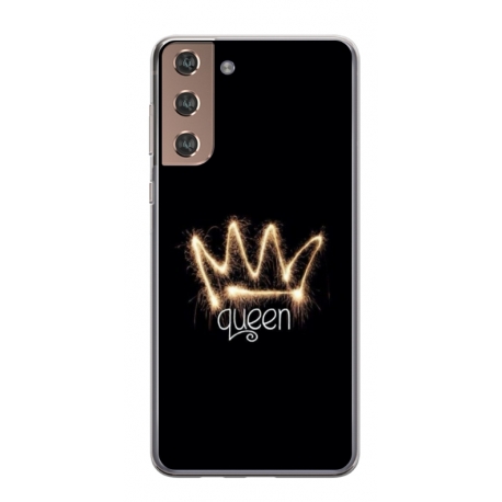 Husa personalizata tip carcasa HQPrint pentru Samsung Galaxy S21 FE, model Queen, multicolor, S1D1M0243