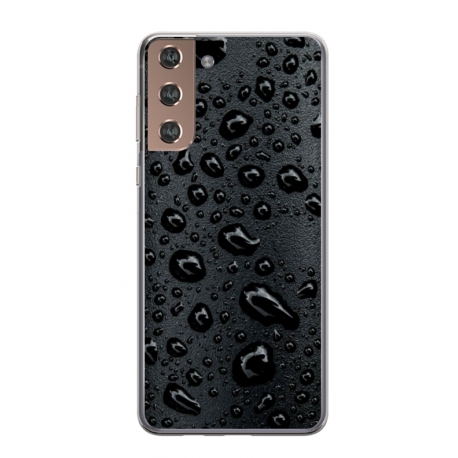 Husa personalizata tip carcasa HQPrint pentru Samsung Galaxy S21, model Rain, multicolor, S1D1M0244