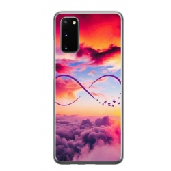 Husa personalizata tip carcasa HQPrint pentru Samsung Galaxy S20 FE, model Bright Infinity, multicolor, S1D1M0377