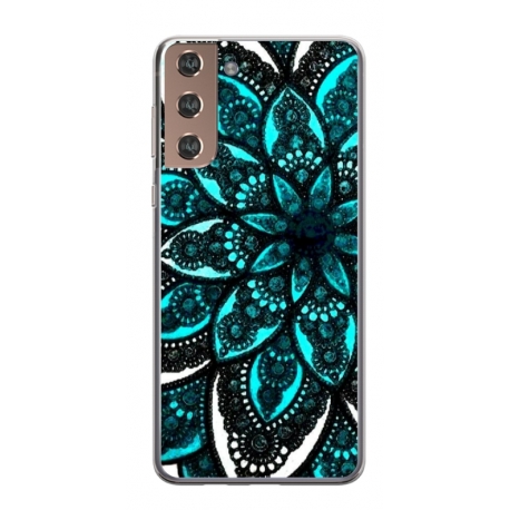 Husa personalizata tip carcasa HQPrint pentru Samsung Galaxy S21 Plus, model Mandela 2, multicolor, S1D1M0255