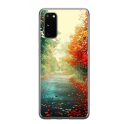 Husa personalizata tip carcasa HQPrint pentru Samsung Galaxy S20, model Nice View 15, multicolor, S1D1M0383