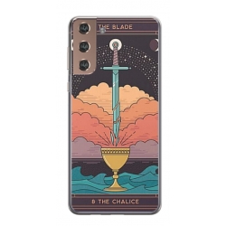 Husa personalizata tip carcasa HQPrint pentru Samsung Galaxy S21, model Tarrot, multicolor, S1D1M0267