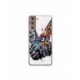 Husa personalizata tip carcasa HQPrint pentru Samsung Galaxy S21 FE, model Abstract Holding, multicolor, S1D1M0271