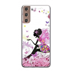 Husa personalizata tip carcasa HQPrint pentru Samsung Galaxy S21 Plus, model Fairy, multicolor, S1D1M0276