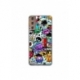 Husa personalizata tip carcasa HQPrint pentru Samsung Galaxy S21 FE, model Grafitti, multicolor, S1D1M0289