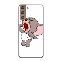 Husa personalizata tip carcasa HQPrint pentru Samsung Galaxy S22 Plus, model Tom and Jerry 3, multicolor, S1D1M0207