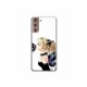 Husa personalizata tip carcasa HQPrint pentru Samsung Galaxy S21 Plus, model Butterfly Fairy, multicolor, S1D1M0294