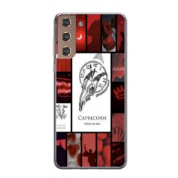 Husa personalizata tip carcasa HQPrint pentru Samsung Galaxy S21, model Chain Man, multicolor, S1D1M0296