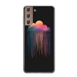 Husa personalizata tip carcasa HQPrint pentru Samsung Galaxy S21, model Colorful 3, multicolor, S1D1M0298