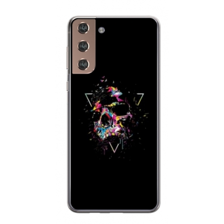 Husa personalizata tip carcasa HQPrint pentru Samsung Galaxy S21, model Colorful 5, multicolor, S1D1M0302