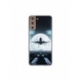 Husa personalizata tip carcasa HQPrint pentru Samsung Galaxy S22, model Moon Landing, multicolor, S1D1M0077