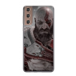 Husa personalizata tip carcasa HQPrint pentru Samsung Galaxy S22, model God of War 2, multicolor, S1D1M0081