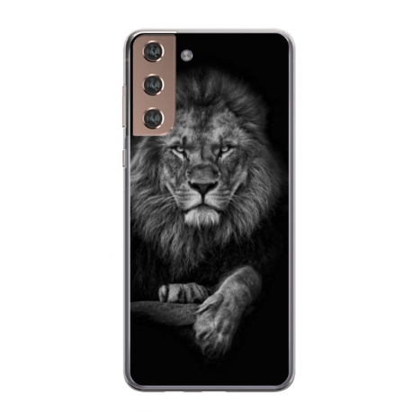 Husa personalizata tip carcasa HQPrint pentru Samsung Galaxy S22, model Lion 2, multicolor, S1D1M0117