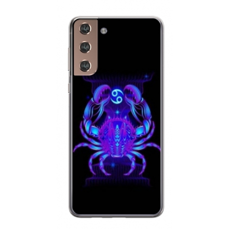 Husa personalizata tip carcasa HQPrint pentru Samsung Galaxy S22, model Cancer, multicolor, S1D1M0147