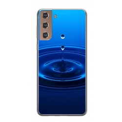 Husa personalizata tip carcasa HQPrint pentru Samsung Galaxy S22, model Picatura, multicolor, S1D1M0240