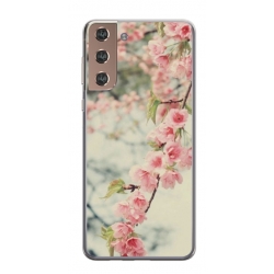 Husa personalizata tip carcasa HQPrint pentru Samsung Galaxy S22, model Flowers 18, multicolor, S1D1M0245