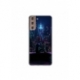 Husa personalizata tip carcasa HQPrint pentru Samsung Galaxy S22, model Neon City, multicolor, S1D1M0260