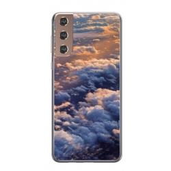 Husa personalizata tip carcasa HQPrint pentru Samsung Galaxy S22, model Beautiful Sky, multicolor, S1D1M0277